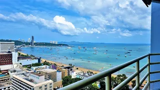 View Talay 6 Pattaya - large high floor studio with stunning views