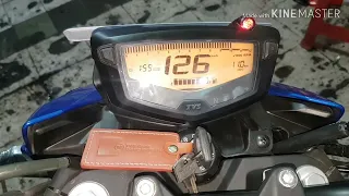 TVS Apache RTR 160 4V Top speed 11k Rpm  powerful 160 cc