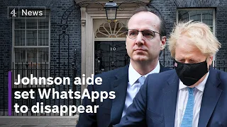Covid Inquiry: Martin Reynolds used ‘disappearing’ messages with Boris Johnson on WhatsApp