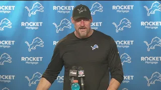 Lions Coach Dan Campbell talks Detroit victory