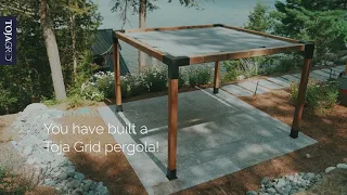 Toja Grid - How to build your very own modular pergola
