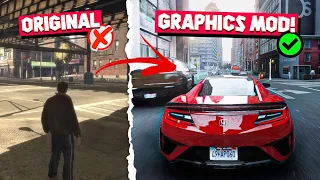 GTA 4 WITH BEST *HIGH GRAPHICS MOD* 😍 NEW GTA 4 REMASTERED (FOR LOW END PC) 2 GB RAM!