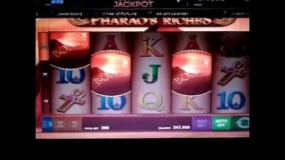 NEW PHARAO'S RICHES..SLOT..BONUS WIN !!!