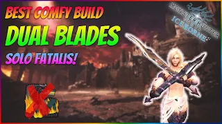 BEST COMFY DUAL BLADES BUILD TO SOLO FATALIS! - No Fatalis Armor/Weapon | MHW Iceborne