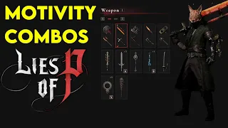 Lies of P BEST Weapon Combos for Motivity Builds