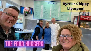 Byrnes Chippy The Best in Liverpool, Fish & Chips Fishcake & Cheese Savoury