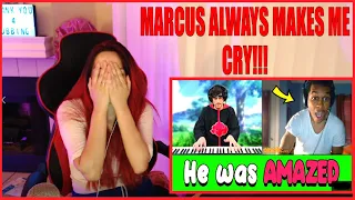 REACTION TO MARCUS VELTRI - OMEGLE, BUT I ONLY PLAY ANIME MUSIC...
