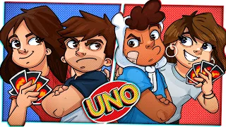 THE REMATCH OF THE CENTURY! Couple Vs Couple! - Uno Funny Moments!