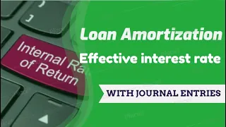 Loan amortization schedule in MS Excel | Effective Interest rate | Transaction cost | IFRS | PMT