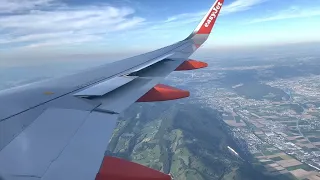 Landing at Basel EuroAirport (BSL) 12/7/22