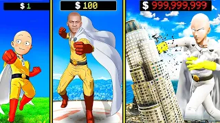 GTA 5 : Franklin Finding $1 To $1000000000 ONE PUNCH MAN  suit  In GTA 5 !  #aminabbu