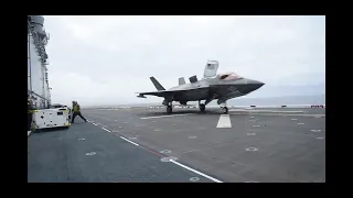 USS Tripoli LHA 7 conducts F 35B Lightning II flight operations