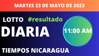 Resultados | Diaria 11:00 AM Lotto Nica hoy  martes 23 de mayo de 2023. Loto Jugá 3, Loto Fechas
