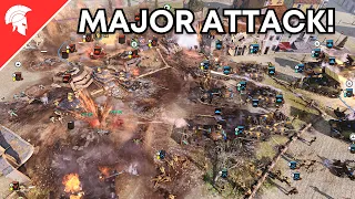 MAJOR ATTACK! (HIGH ELO) - US Forces Gameplay - 4vs4 Multiplayer - Company of Heroes 3