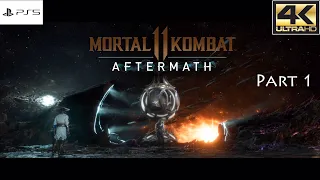 MORTAL KOMBAT 11 AFTERMATH Story All Cutscenes Full Movie - Part 1 - 4K 60FPS ULTRA HD (UHD) MK 11