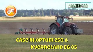 Ploughing 2021 | Case IH Optum 250 & Kverneland EG 85 6 furrow plough