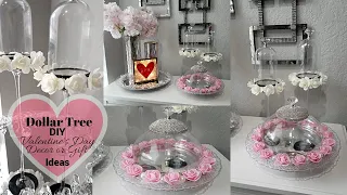 3 Easy & Inexpensive Dollar Tree Elegant Valentine's Day Home Decor DIYS| Valentine's Day Gift Ideas