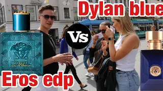 Versace Eros edp vs Versace Dylan Blue | fragrance test