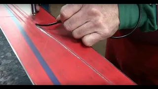How To Welded Ski Base Repair Core Shots & On Edge