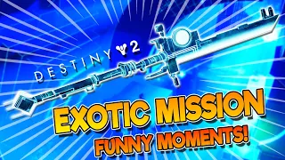 NEW Vexcalibur Exotic Mission FUNNY MOMENTS! 😂 | Review And Legend Difficulty