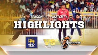 Match 4,  Season 1 I Maratha Arabians Vs TSLC I T10 League I 2017