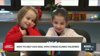 How to help children with stress during wildfires