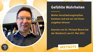 WissKon21: Keynote von Dr. Michael Blume – Gefühlte Wahrheiten und Verschwörungsmythen