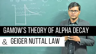 Gamow's Theory of Alpha Decay AND Geiger Nuttal Law