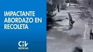 IMPACTANTE | Mujer fue arrastrada tras resistirse a abordazo en Recoleta - CHV Noticias