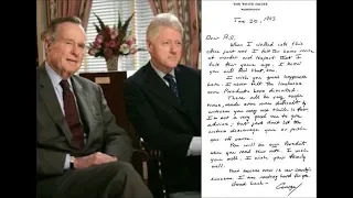 George H.W. Bush’s heartfelt letter to Bill Clinton