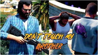 GTA V: DON'T TOUCH MY BROTHER 1 #shorts | Maheshwar Gamerz