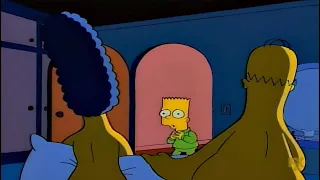 Bart catches his parents having sex | The Simpsons
