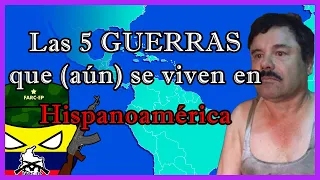 5 Conflictos ACTIVOS en AMÉRICA al 2023⚔️🌎 - El Mapa de Sebas