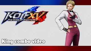 KoF XV: King combo video