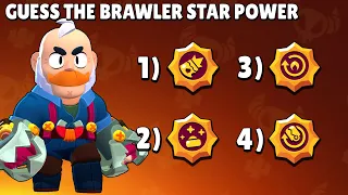 GUESS THE BRAWLER STAR POWER | Brawl Stars Quiz