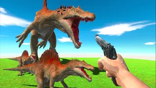 How to Hunting Giant Spinosaurus - Animal Revolt Battle Simulator