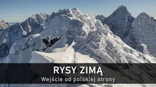 Rysy zimą - wejście od polskiej strony