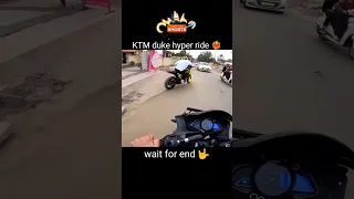 KTM duke hyper ride ❤️‍🔥@rider_in #shortsvideo #shorts #short #viral