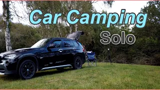 Solo Car Camping with my X1