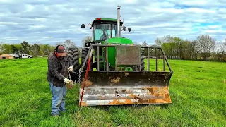 "Plowboy to Cowboy" Un-Fencing old pasture for row-crop ground.