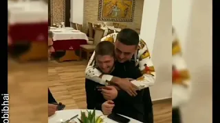 UFC Champion Khabib Nurmagomedov visited Turkish chief Burak Ozdemir's restaurant & tasted some food