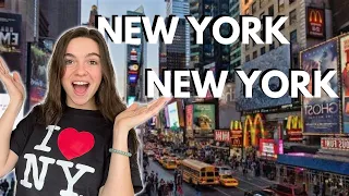 first time in NEW YORK CITY! || nyc travel vlog, bagels, pizza, brooklyn & more