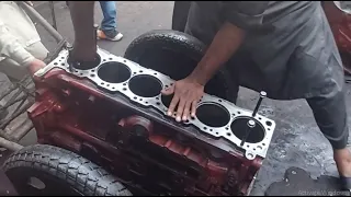 Hino Engine Rebuild Completely Engine Rebuilding and Assembly| How to repair diesel engine pakistan