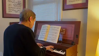 Invention No. 6 in E by JS Bach BWV 777 on Roland C-30 digital harpsichord