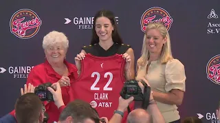 Indiana Fever introduce college sensation Caitlin Clark