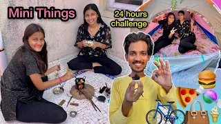 We used Only Mini Things For 24 hours | Challenge | aman dancer real