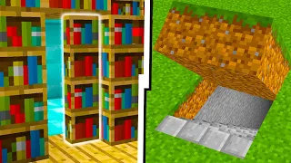 Como fazer ENTRADAS SECRETAS para TROLAR SEUS AMIGOS no MINECRAFT