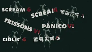 Scream VI Around the World Title Cards