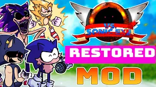 SONIC.EXE 3.0 Restored ALL characters Explained in fnf