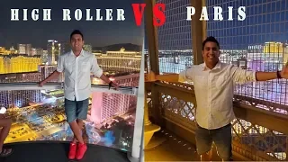 High roller VS eiffel tower de PARIS LAS VEGAS ¿Qué vista es MEJOR?